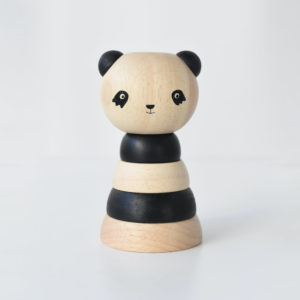 panda empilable en bois wee gallery