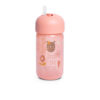 tasse d'apprentissage avec paille forest rose suavinex
